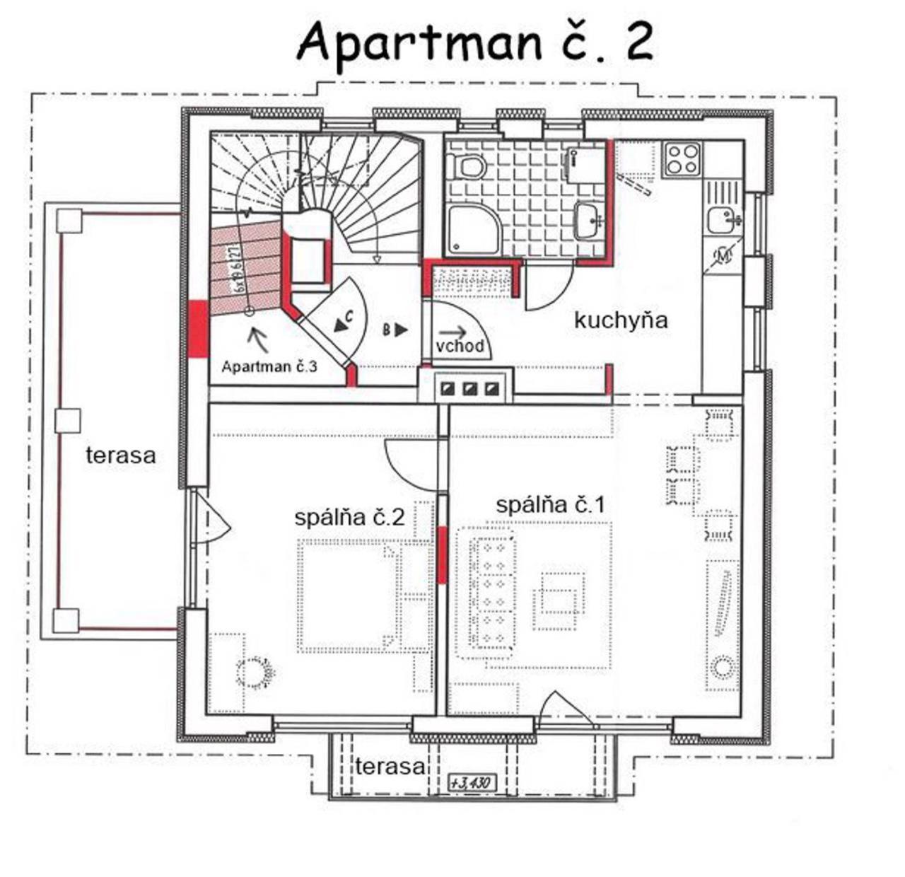 Apartmany Diana Dunajská Streda 客房 照片